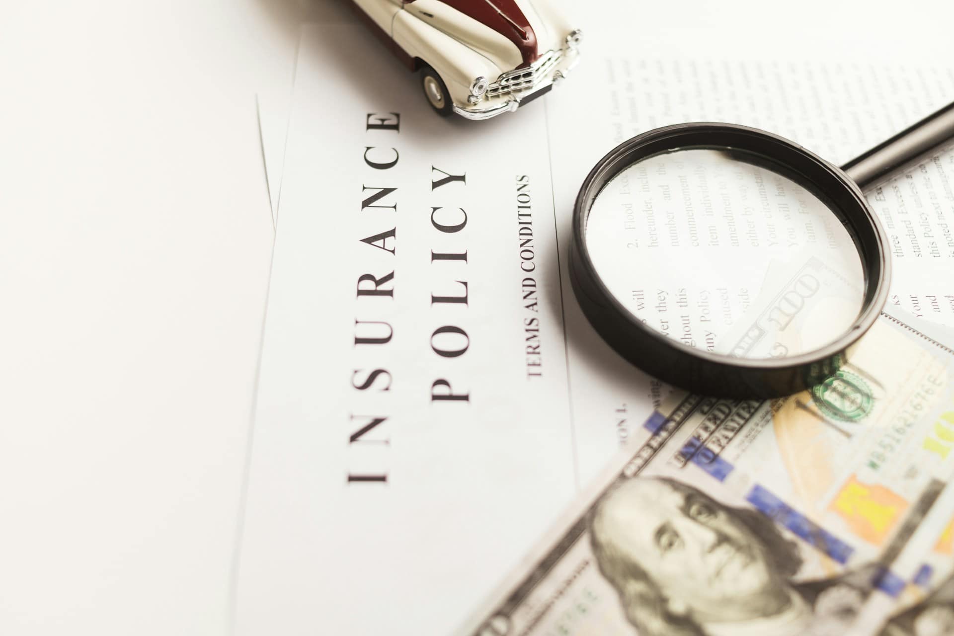 Picture of an Insurance Policy cover head